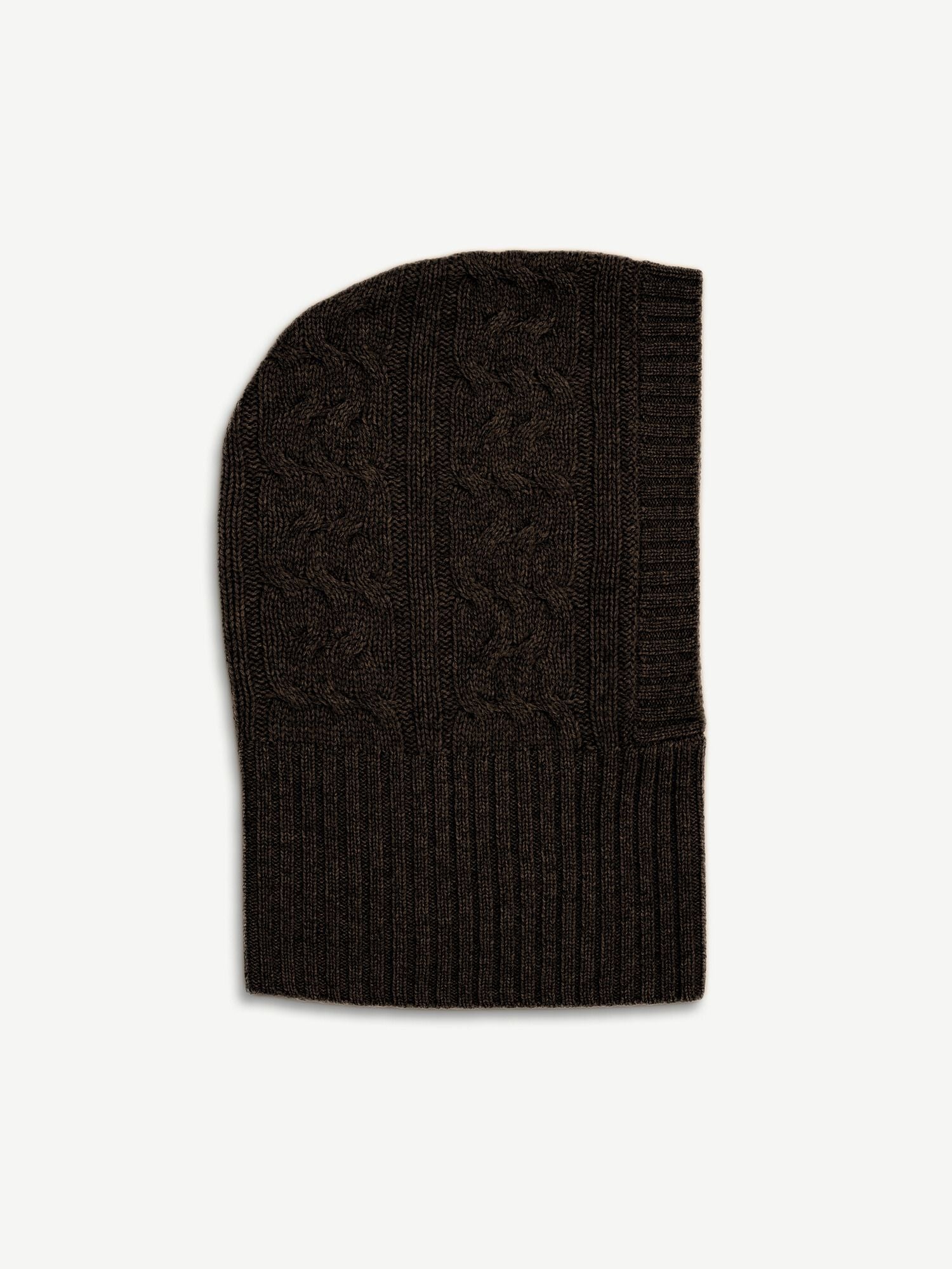 Stella – miękka balaclava kaszmirowa w kolorze czekoladowym