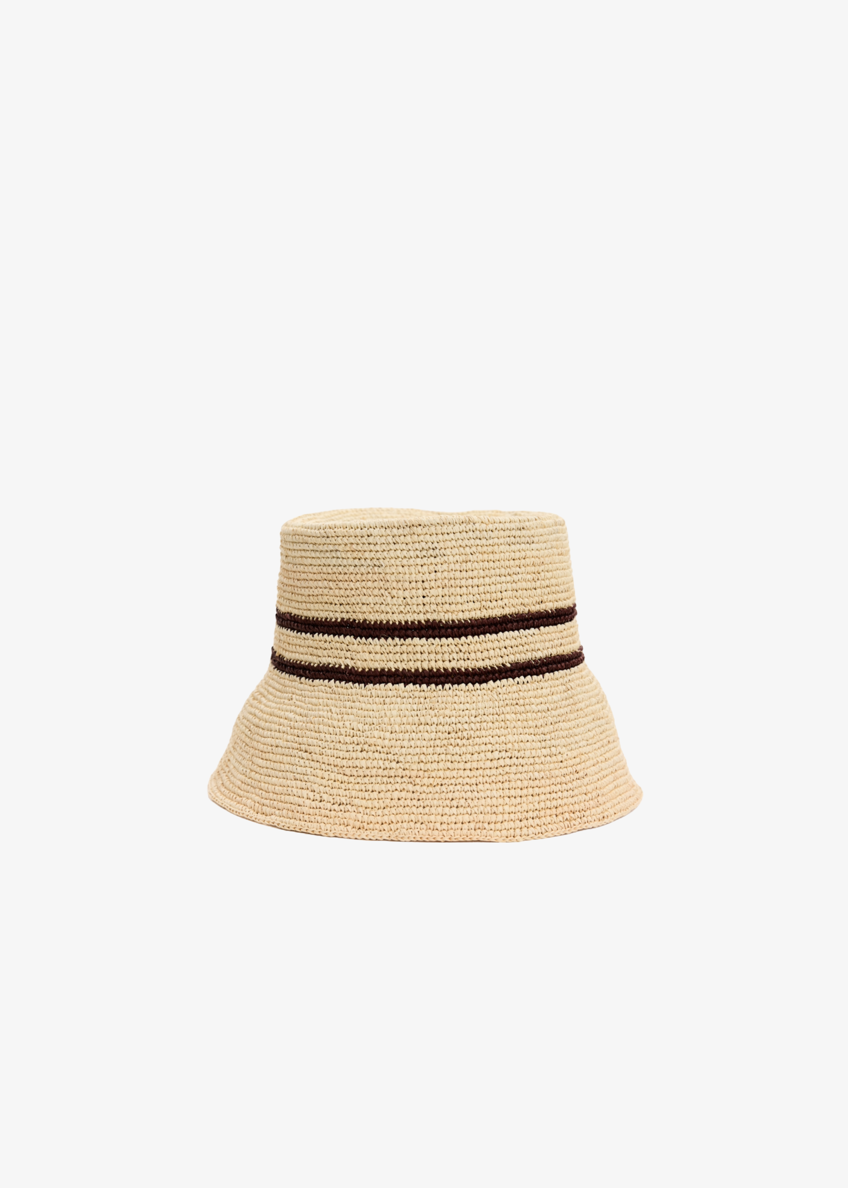 Letni kaplelusz typu bucket w kolorze naturalnym