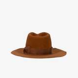 Filcowy kapelusz w kolorze karmelowym