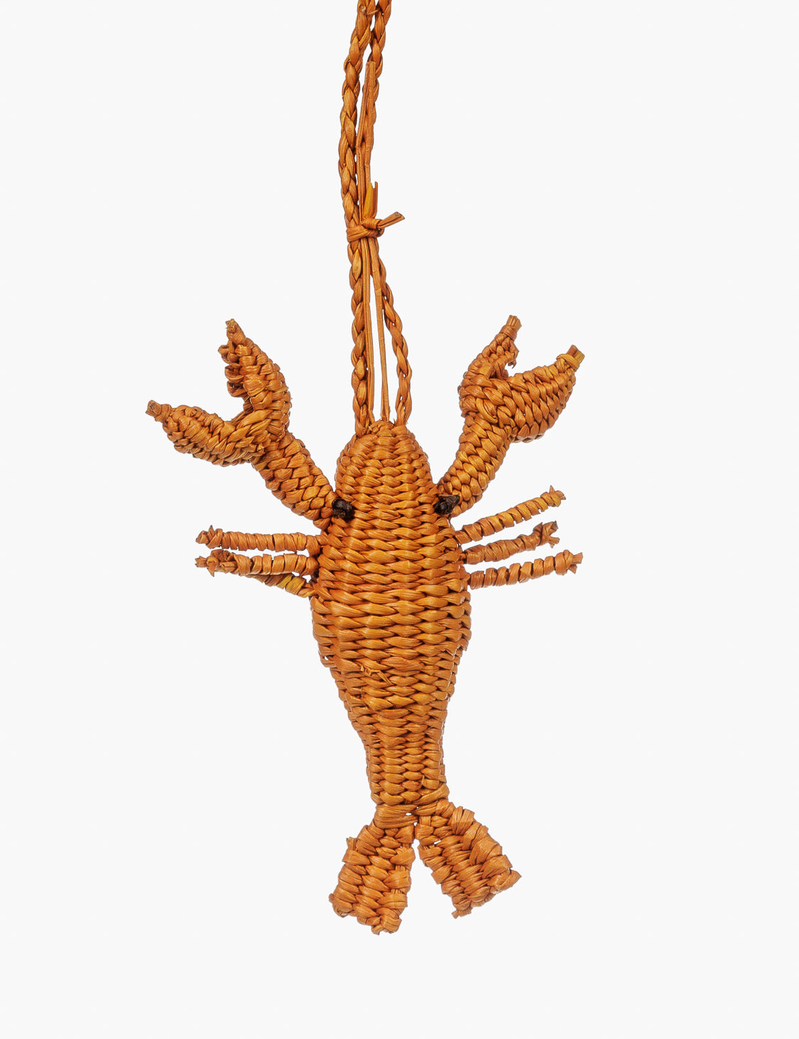 Letnia zawieszka_do_torby_w_kszta_cie_homara_wykonana_z_palmy_iracka